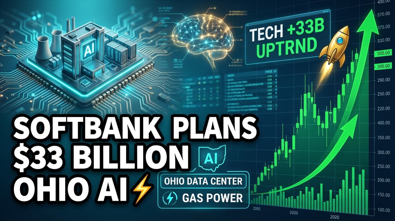 SoftBank Plans $33 Billion Ohio AI Data Center With Gas Power