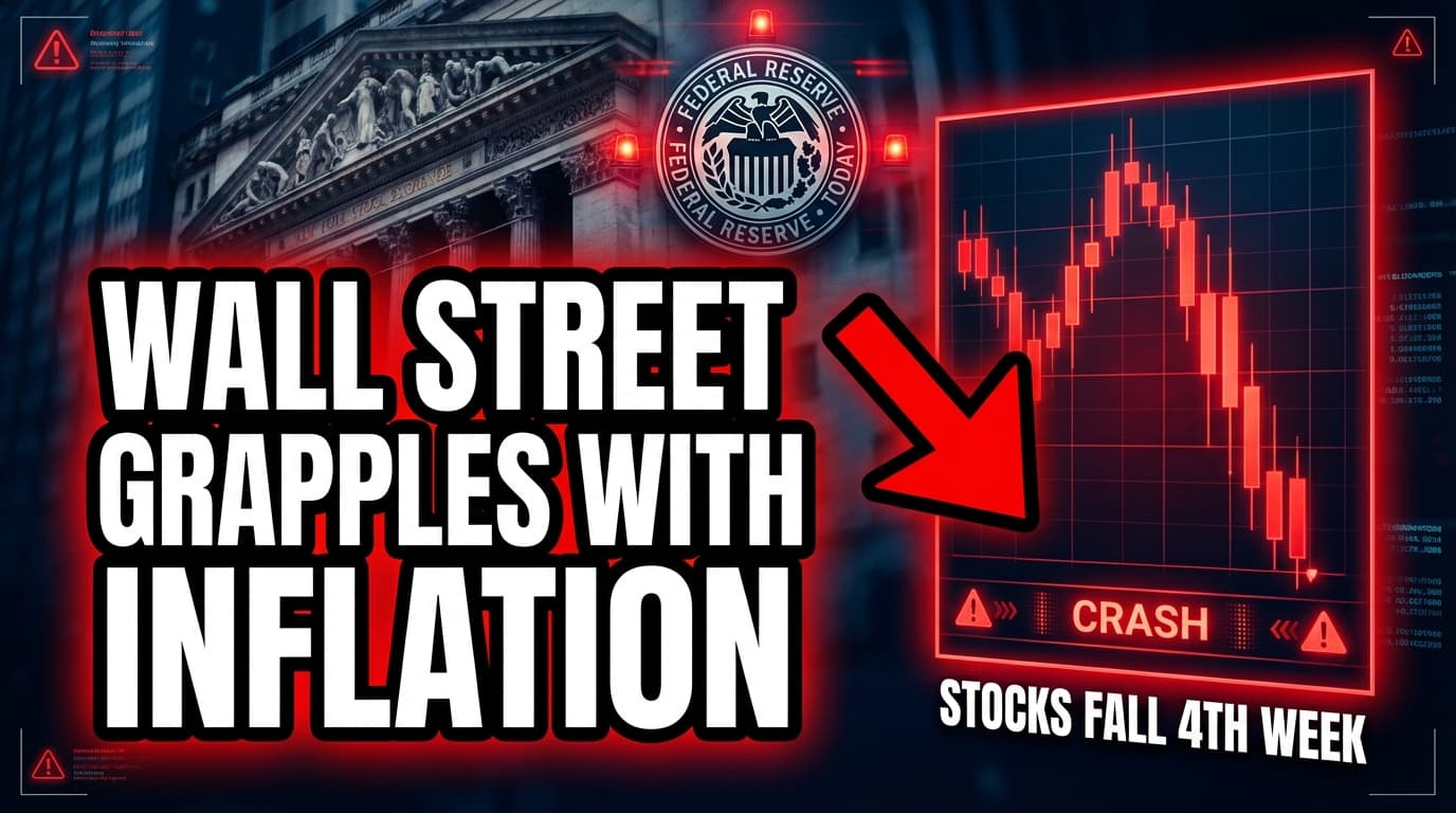 Wall Street Grapples With Inflation, Geopolitics as Stocks Decline Fourth Week