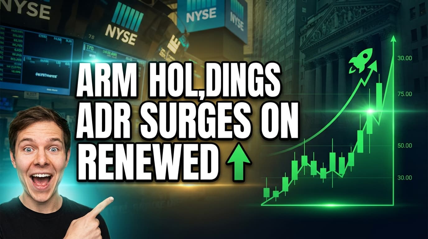 ARM Holdings ADR Surges on Renewed AI Optimism