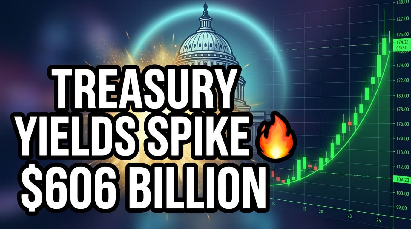 Treasury Yields Spike, Curve Uninverts Amid $606 Billion Debt Sale