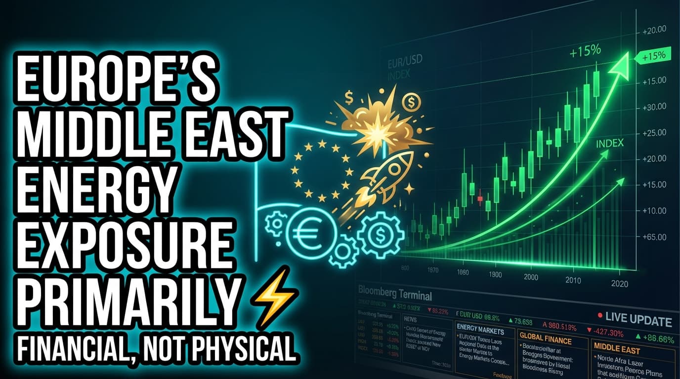 Europe's Middle East Energy Exposure Primarily Financial, Not Physical