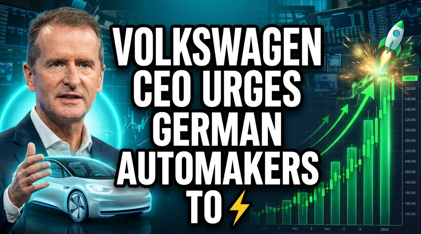 Volkswagen CEO Urges German Automakers to Adopt Chinese Planning Strategies