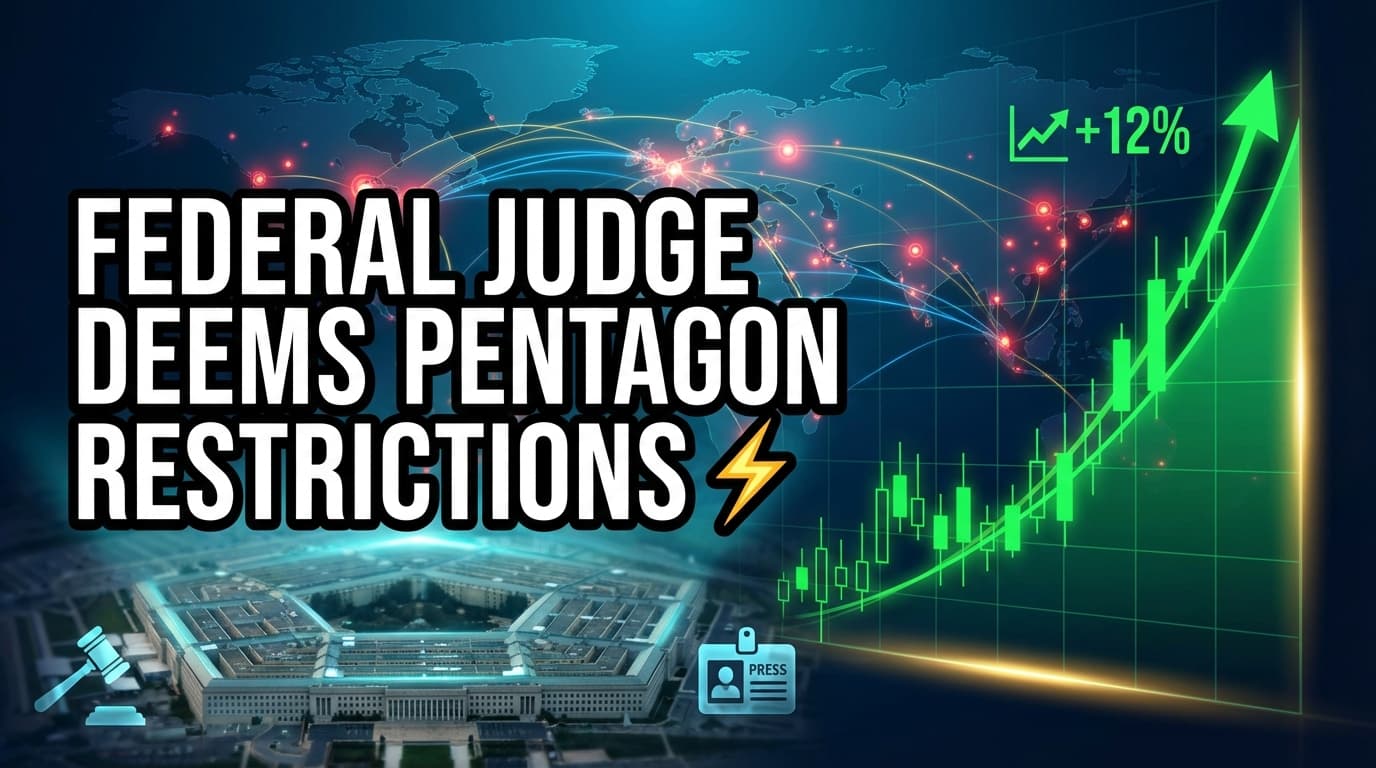 Federal Judge Deems Pentagon Press Restrictions Unconstitutional