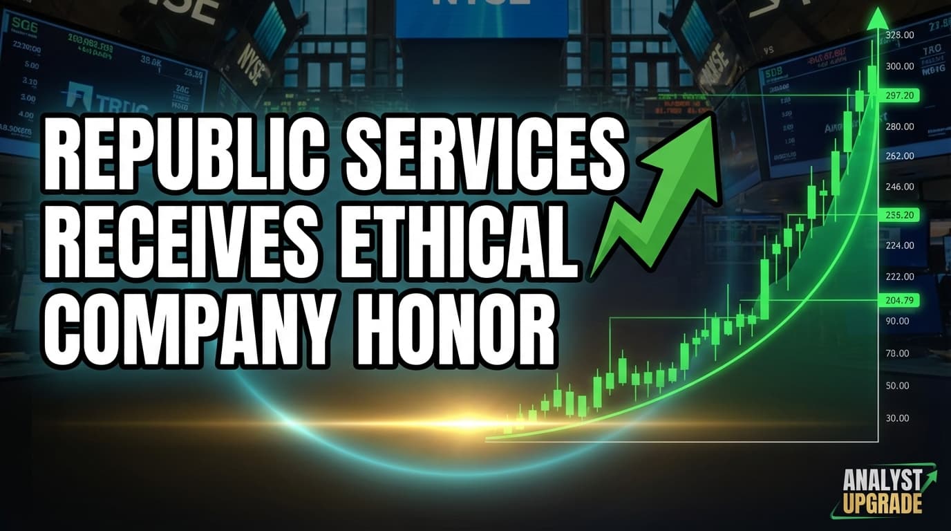 Republic Services Receives Ethical Company Honor, Analyst Upgrade