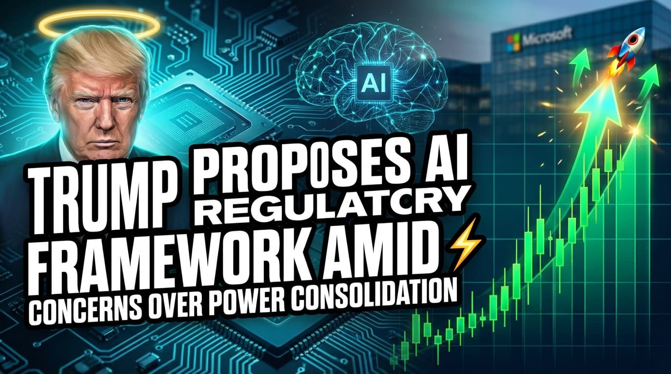 Trump Proposes AI Regulatory Framework Amid Concerns Over Power Consolidation
