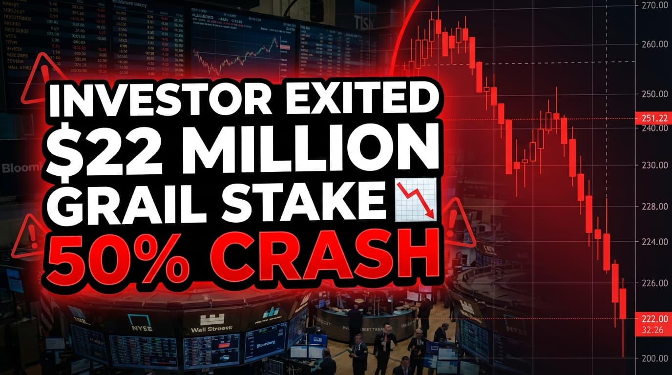 Investor Exited $22 Million GRAIL Stake Ahead of 50% Stock Decline