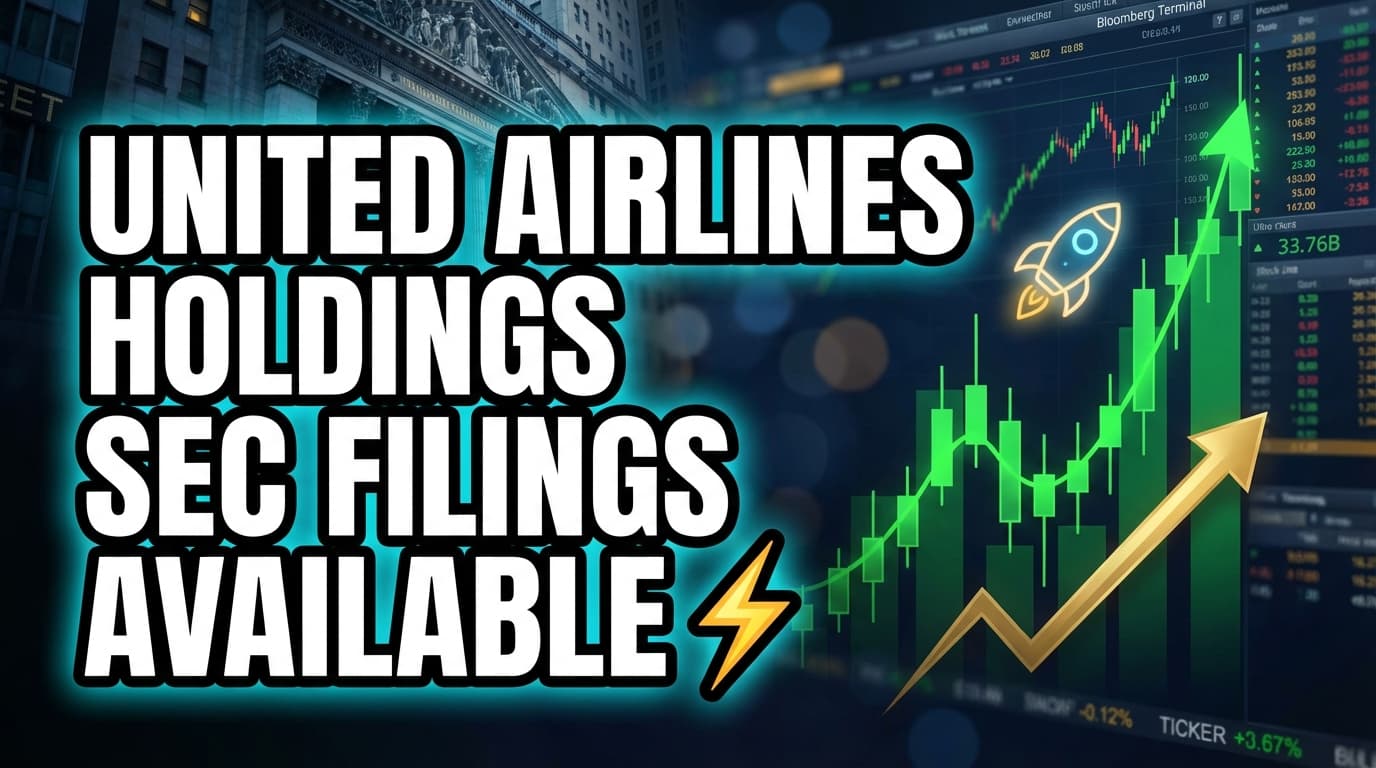 United Airlines Holdings SEC Filings Available