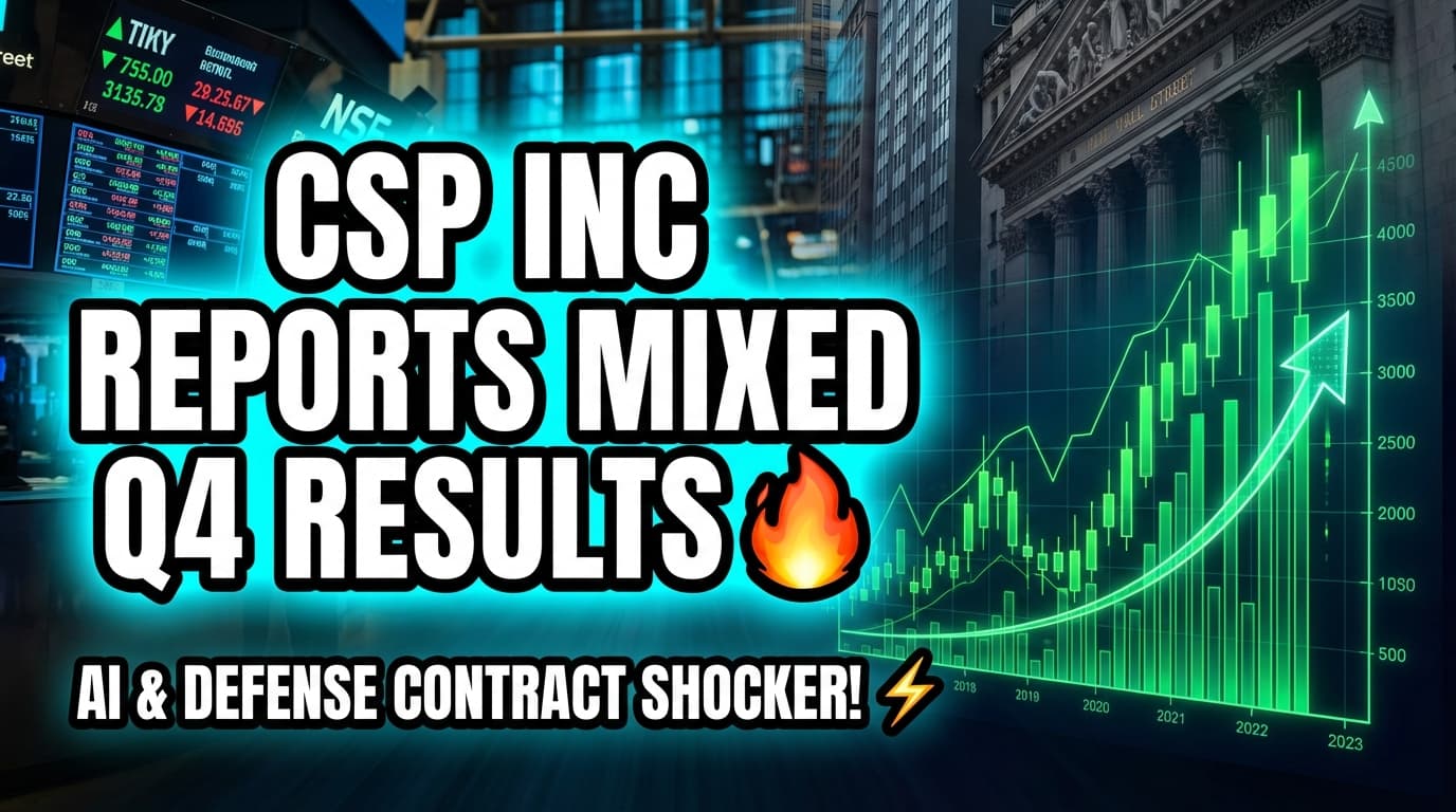 CSP Inc Reports Mixed Q4 Results Amid AI Hardware Slowdown, Defense Contract Uncertainty