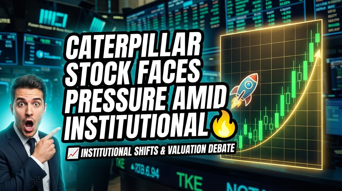 Caterpillar Stock Faces Pressure Amid Institutional Shifts, Valuation Debate