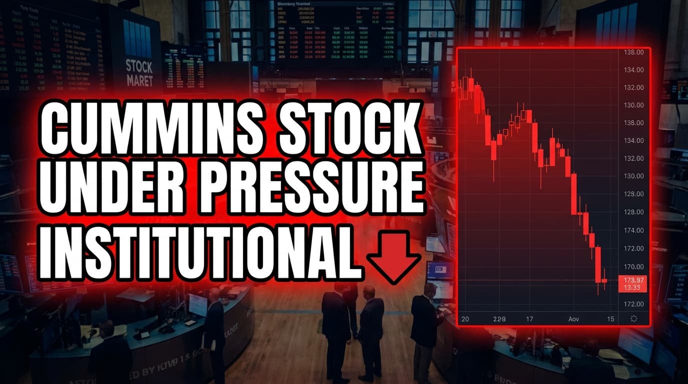 Cummins Stock Under Pressure Amid Institutional Shifts, Market Rotation