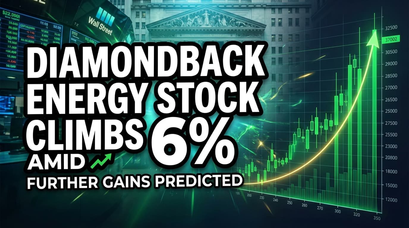 Diamondback Energy Stock Climbs 6% Amid Stabilizing Oil Prices; Further Gains Predicted