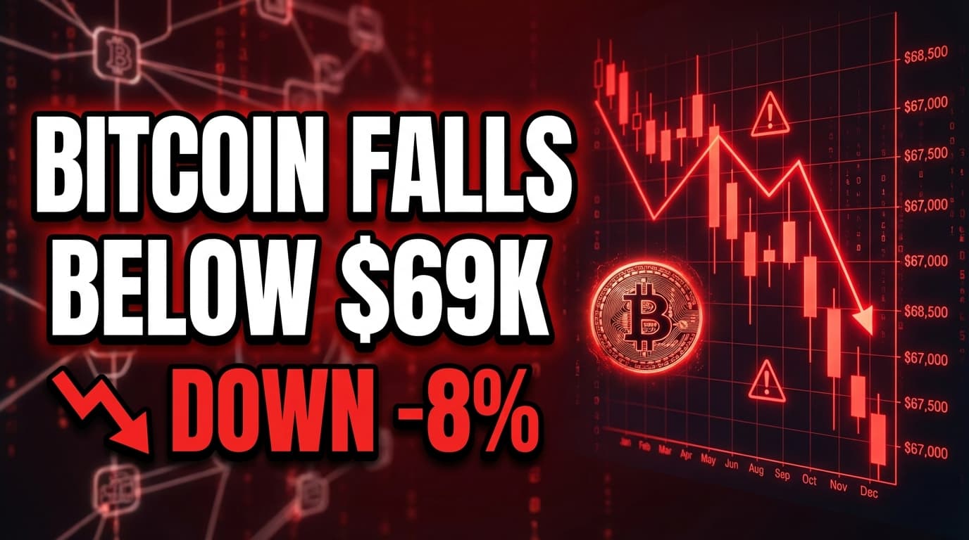 Bitcoin Falls Below $69,000 Amid Geopolitical Tensions