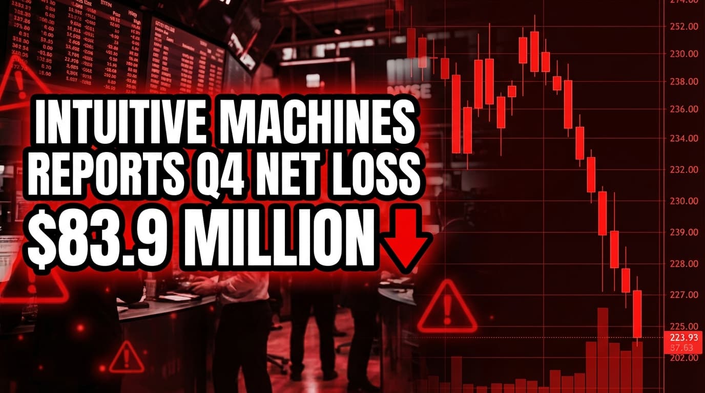 Intuitive Machines Reports Q4 Net Loss of $19.9 Million, Full-Year Loss of $83.9 Million
