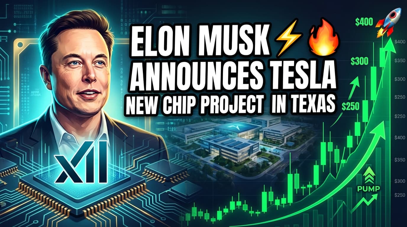 Elon Musk Announces Tesla, SpaceX, xAI Chip Project in Texas