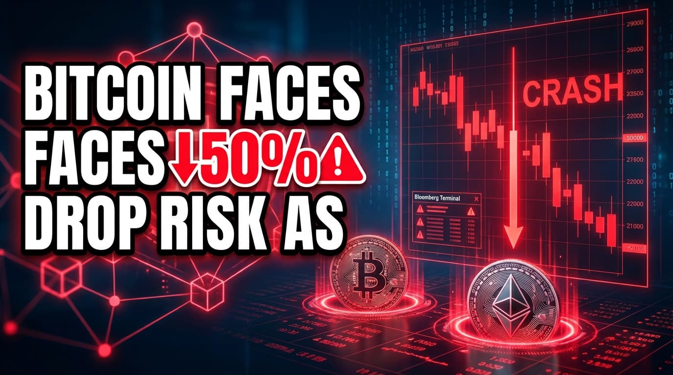 Bitcoin Faces 50% Drop Risk as US Stock Correlation Rises.