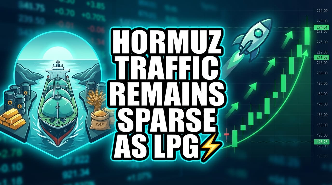 Hormuz Traffic Remains Sparse as LPG Carrier Transits.