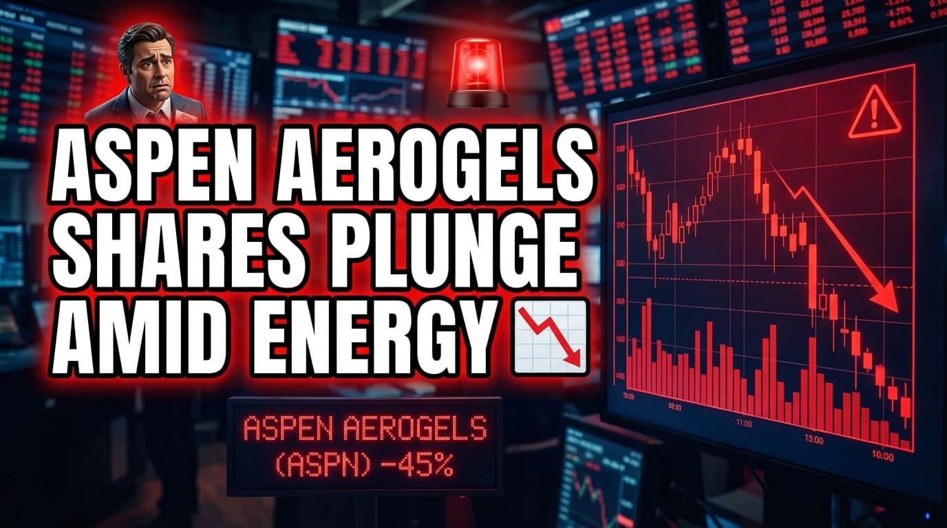 Aspen Aerogels Shares Plunge Amid Energy Transition Woes.