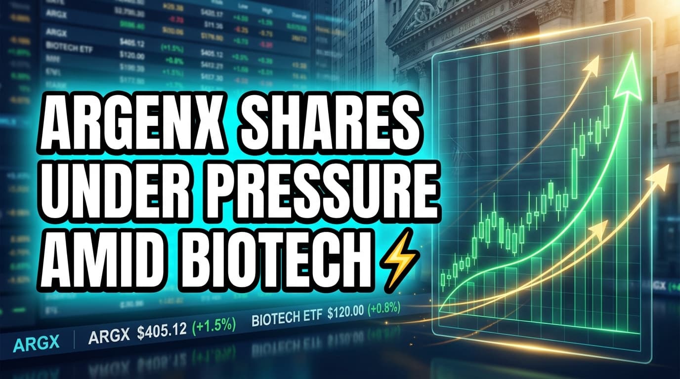 Argenx Shares Under Pressure Amid Biotech Volatility.