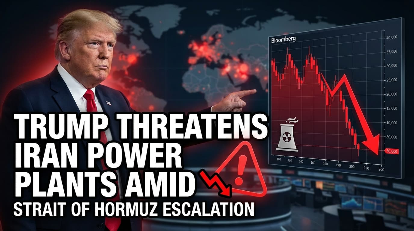 Trump Threatens Iran Power Plants Amid Strait of Hormuz Escalation