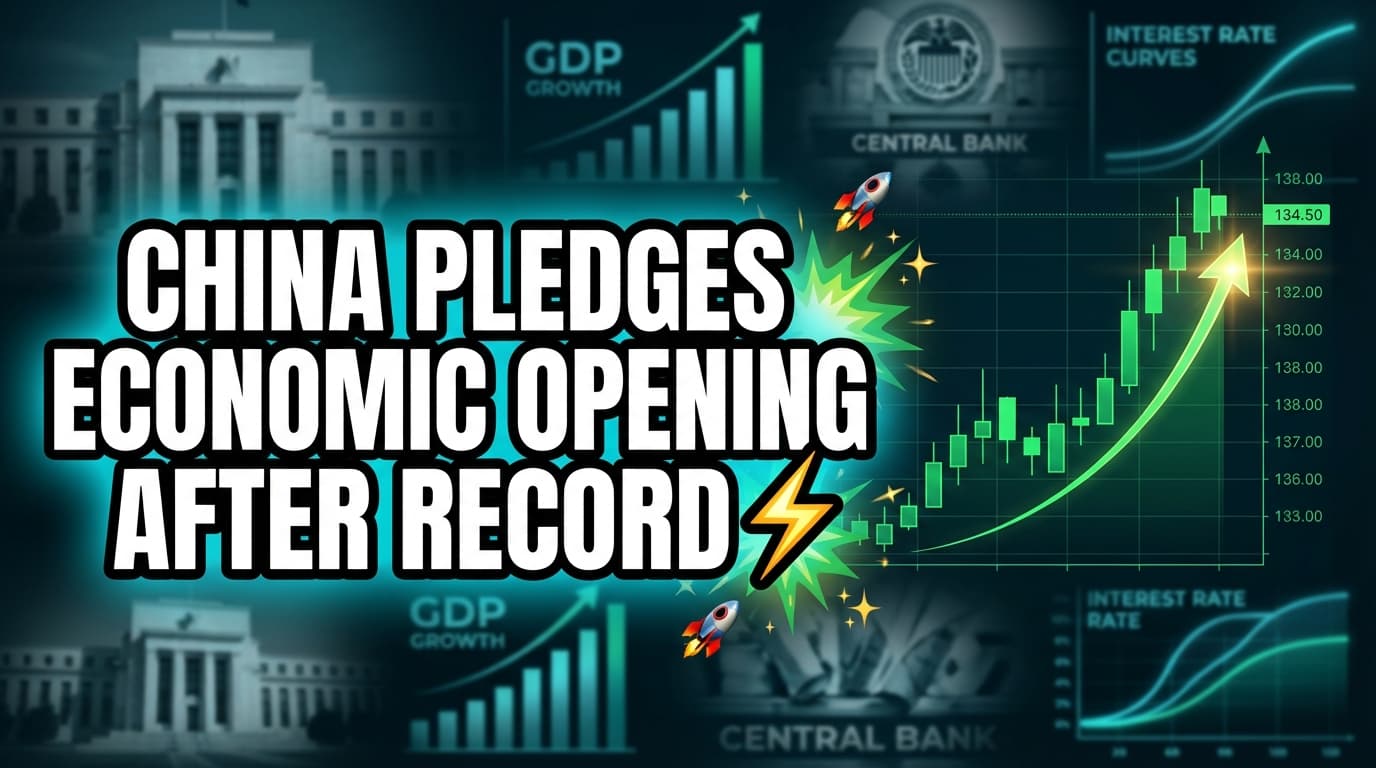 China Pledges Economic Opening After Record Trade Surplus