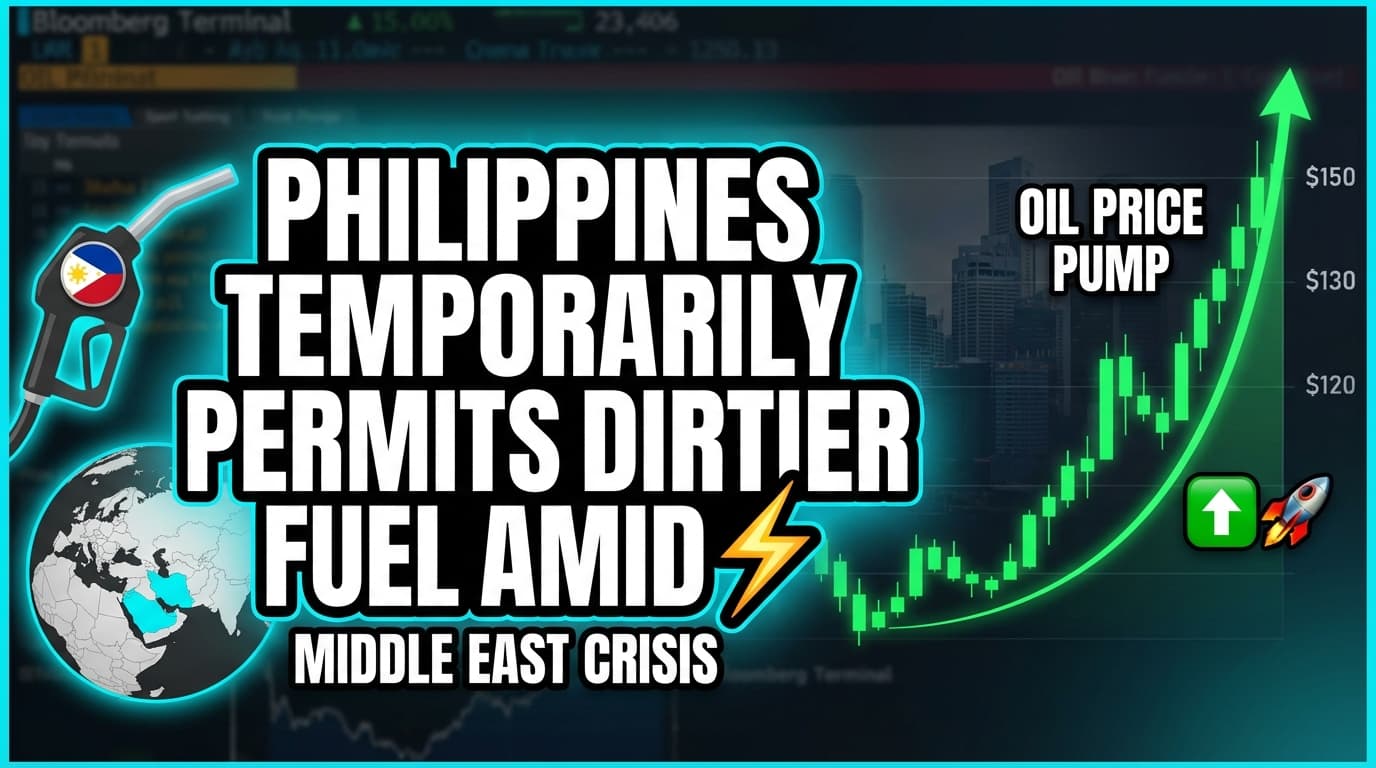 Philippines Temporarily Permits Dirtier Fuel Amid Middle East Crisis