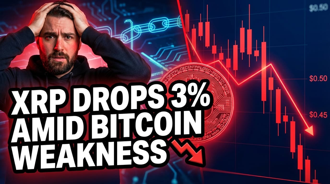 XRP Drops 3% Amid Bitcoin Weakness, Breaches Key Support Level