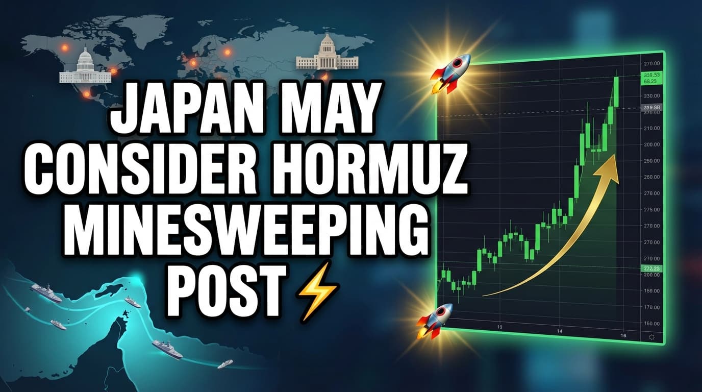 Japan May Consider Hormuz Minesweeping Post-Ceasefire, Minister States