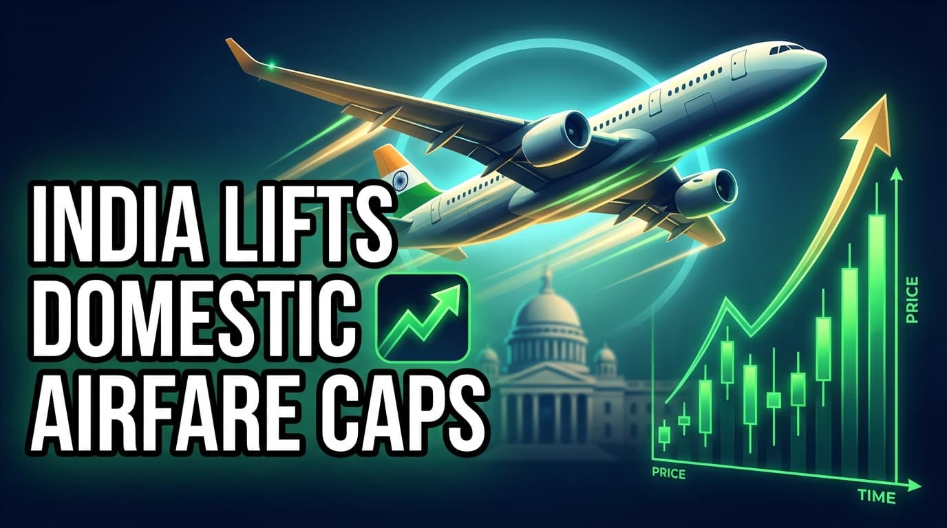 India Lifts Domestic Airfare Caps, Boosting Airline Sector