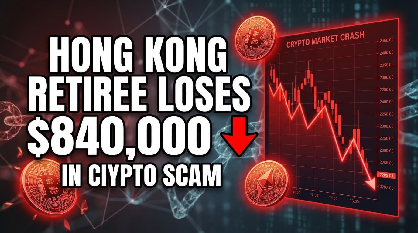 Hong Kong Retiree Loses $840,000 in Crypto Investment Scam