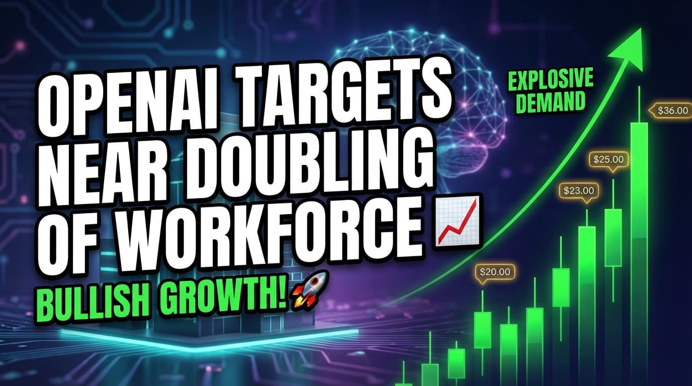 OpenAI Targets Near Doubling of Workforce by End-2026