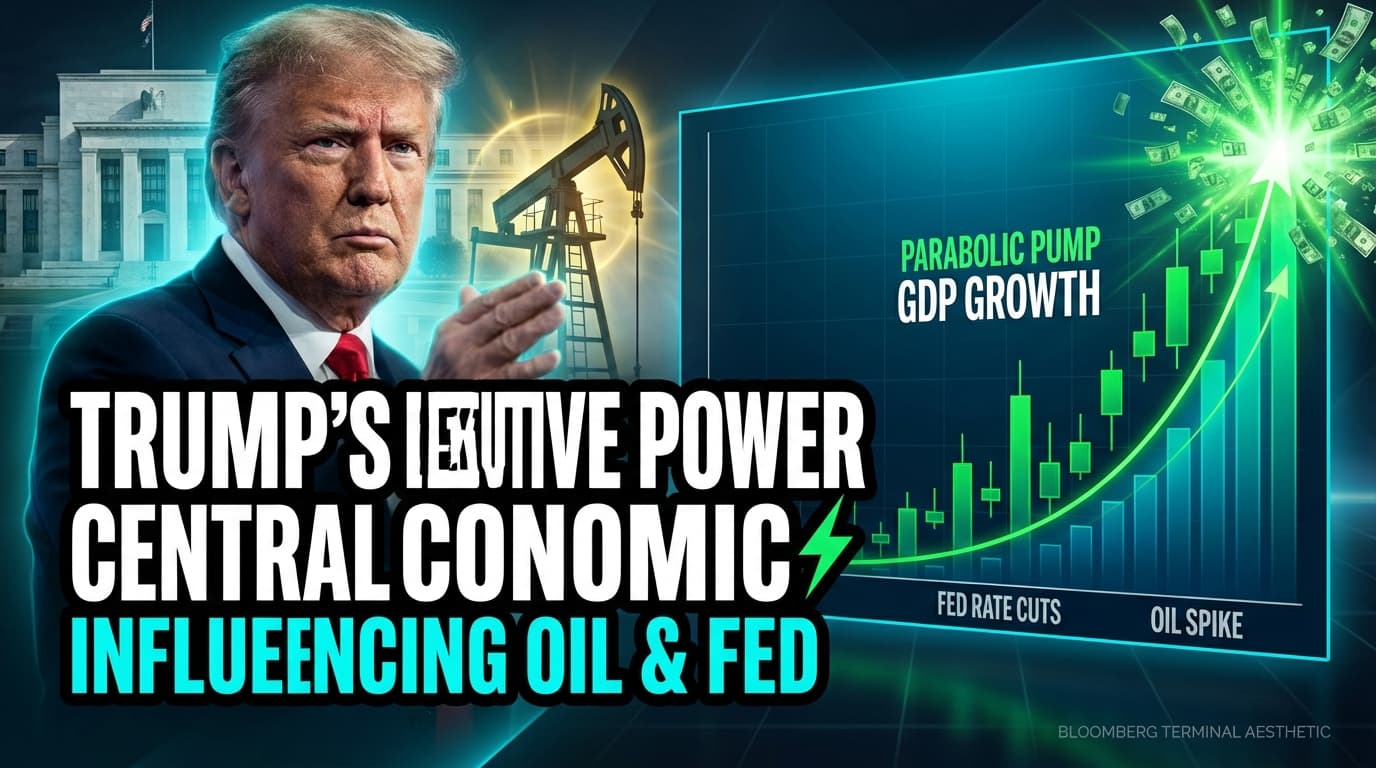 Trump's Executive Power Central to Economic Drivers, Influencing Oil and Fed