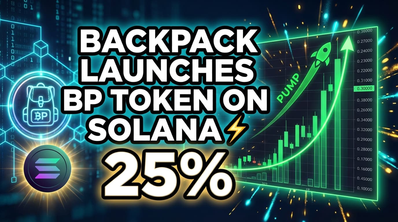 Backpack Launches BP Token on Solana with 25% Airdrop