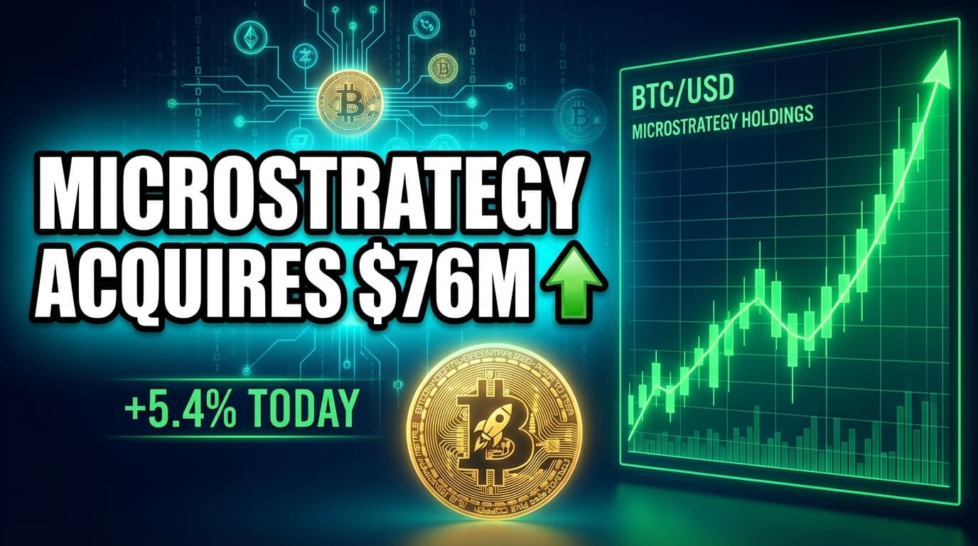 MicroStrategy Acquires $76.5 Million in Bitcoin, Boosting Holdings