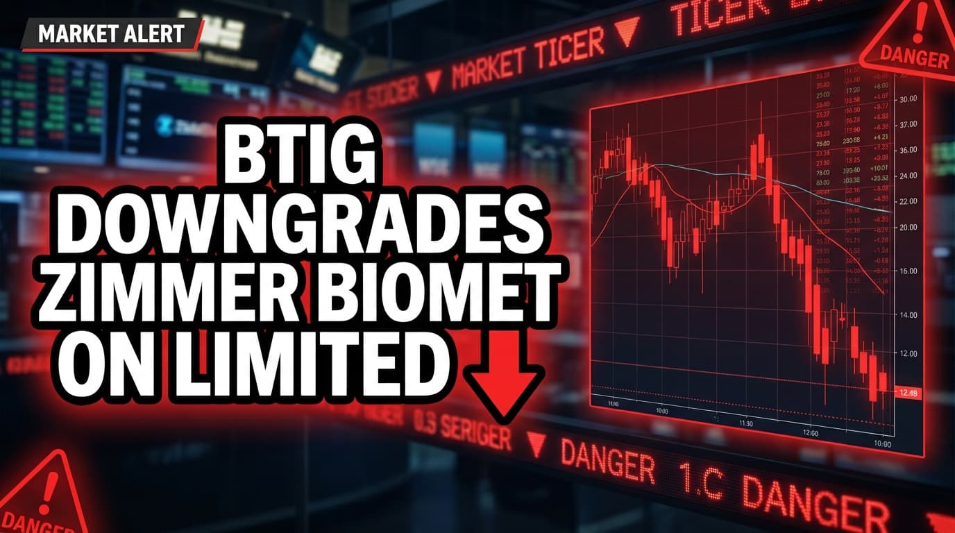 BTIG Downgrades Zimmer Biomet on Limited Upside, Growth Concerns