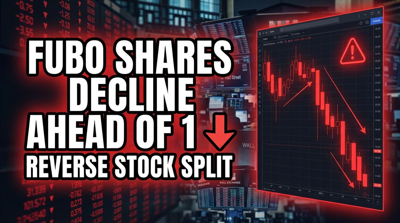 Fubo Shares Decline Ahead of 1-for-12 Reverse Stock Split