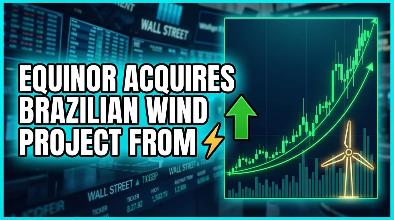 Equinor Acquires Brazilian Wind Project From Vestas