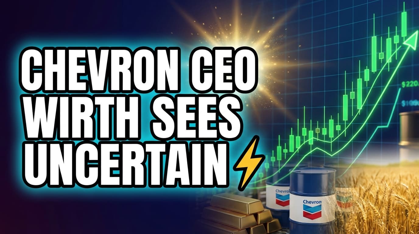 Chevron CEO Wirth Sees Uncertain, Volatile Oil Markets