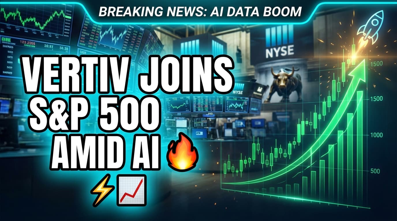 Vertiv Joins S&P 500 Amid AI-Driven Data Center Spending Boom