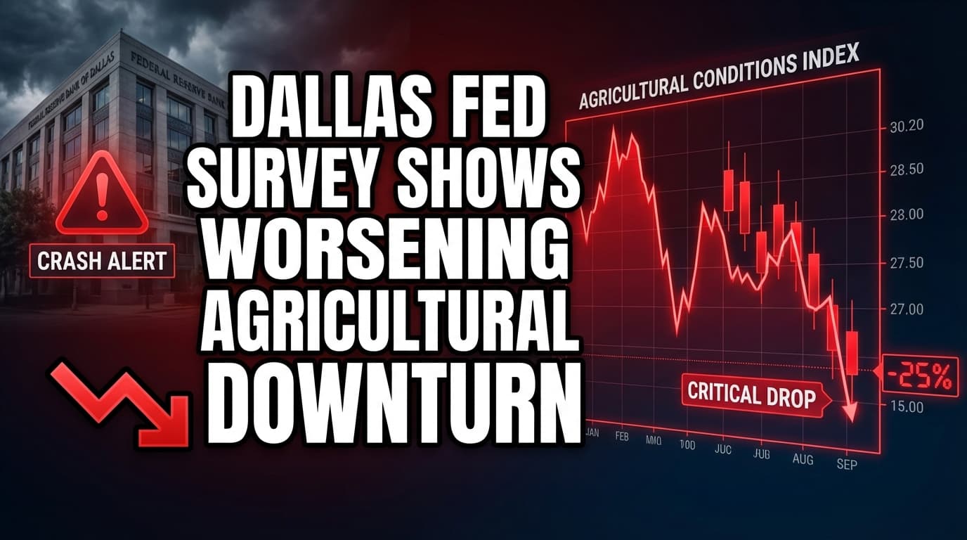 Dallas Fed Survey Shows Worsening Agricultural Conditions