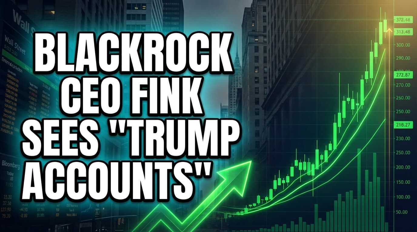 BlackRock CEO Fink Sees "Trump Accounts" as Significant for Young Investors