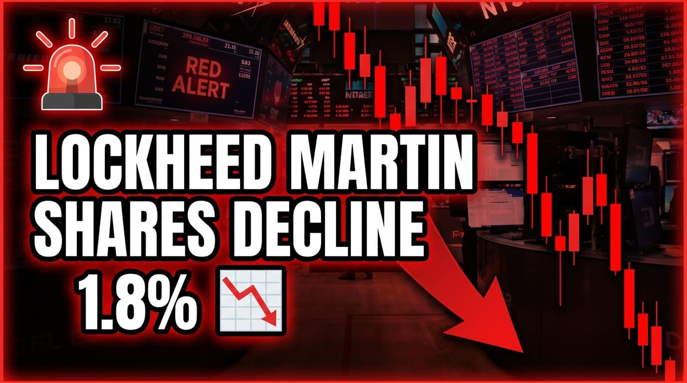 Lockheed Martin Shares Decline 1.8% in Midday Trading