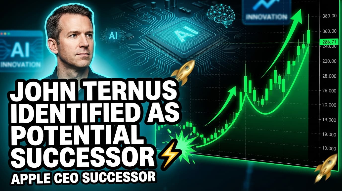 John Ternus Identified as Potential Successor to Apple CEO Tim Cook