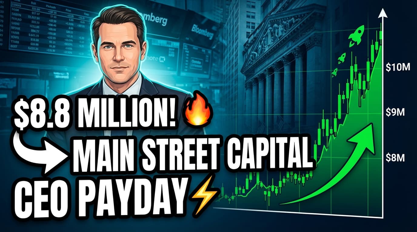 Main Street Capital CEO's 2025 Compensation Estimated at $8.8 Million