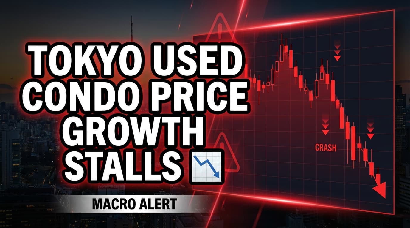 Tokyo Used Condo Price Growth Stalls Amid Policy Impact
