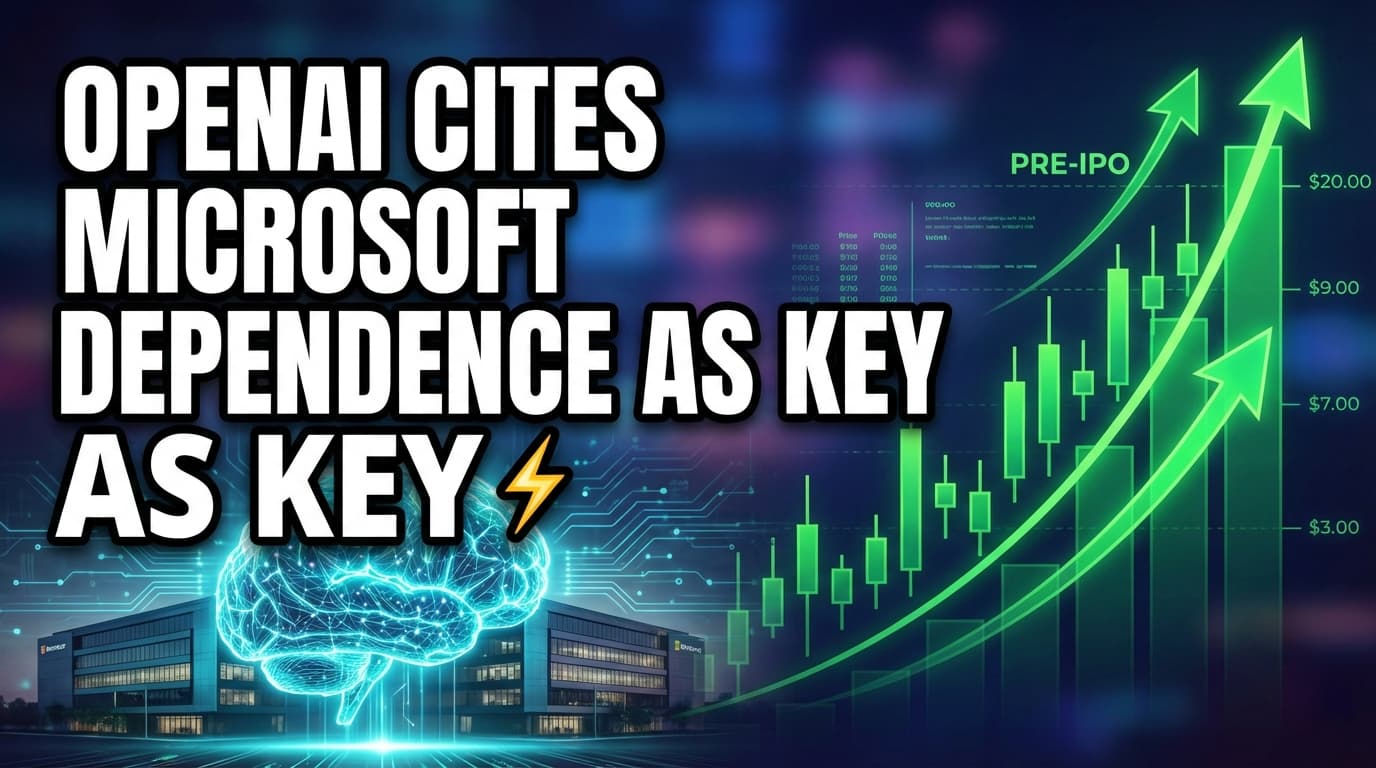 OpenAI Cites Microsoft Dependence as Key Risk in Pre-IPO Investor Document