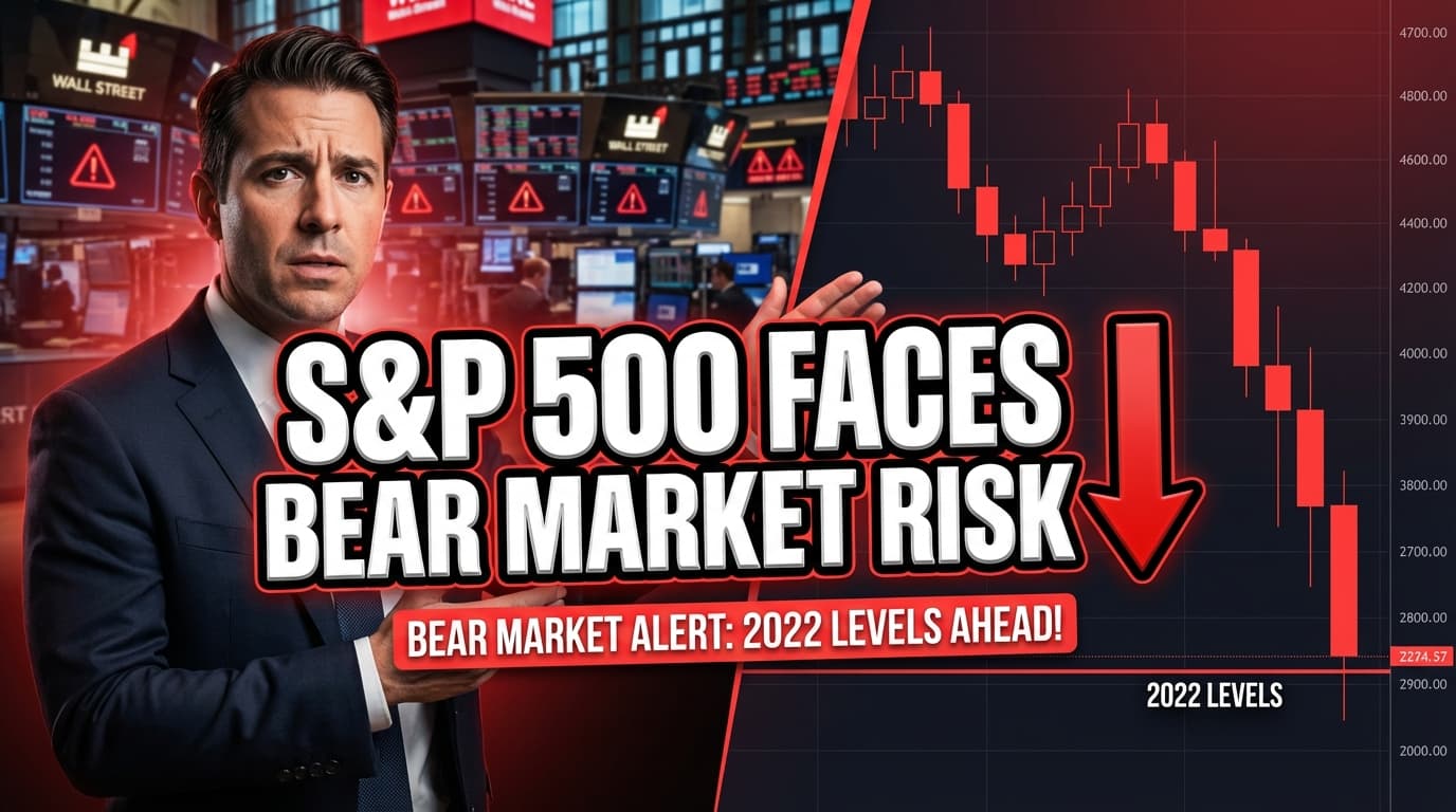 S&P 500 Faces Bear Market Risk, Potential Return to 2022 Levels