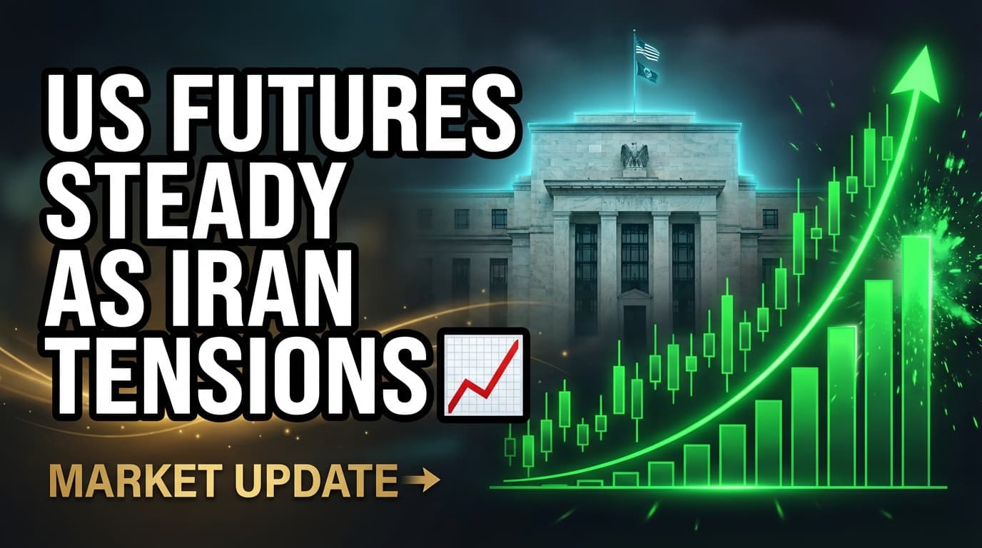 US Futures Steady as Iran Tensions Ease on Trump's De-escalation Hint