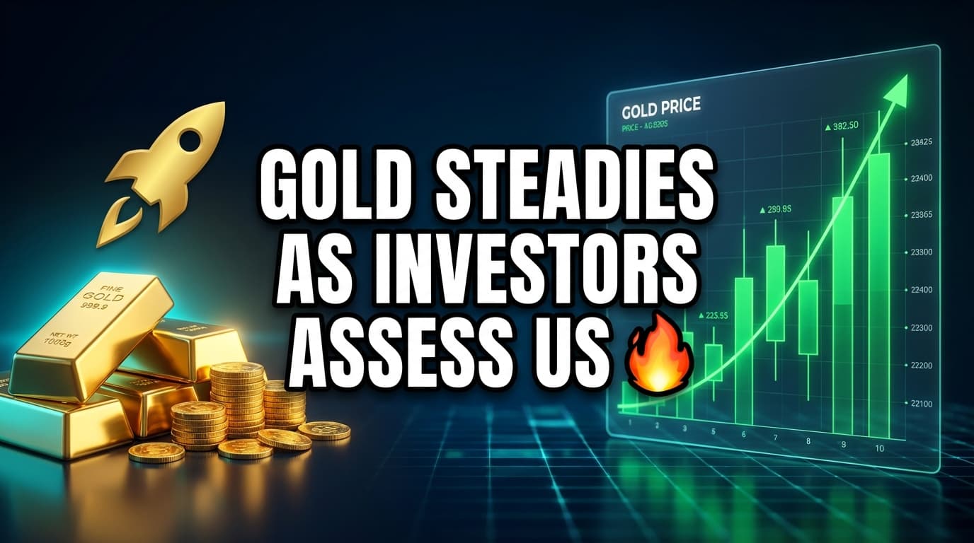 Gold Steadies as Investors Assess US Pullback on Iran Strikes