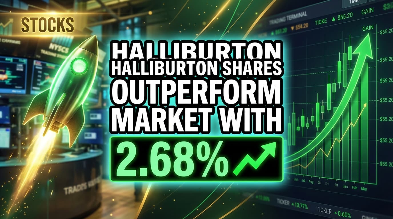 Halliburton Shares Outperform Market With 2.68% Gain