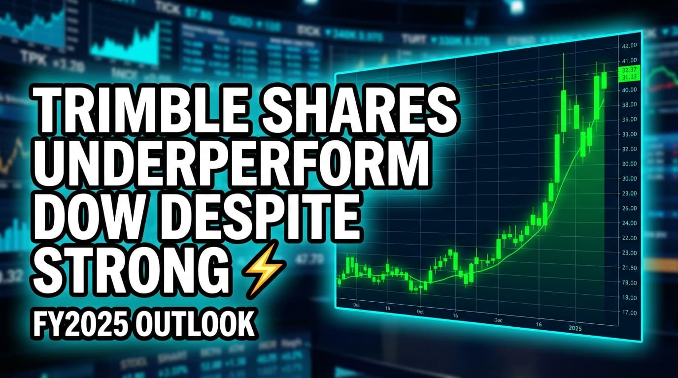 Trimble Shares Underperform Dow Despite Strong FY2025 Outlook